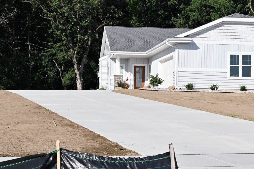 Residential Pervious Concrete Bucks County, PA by Hale and son construction